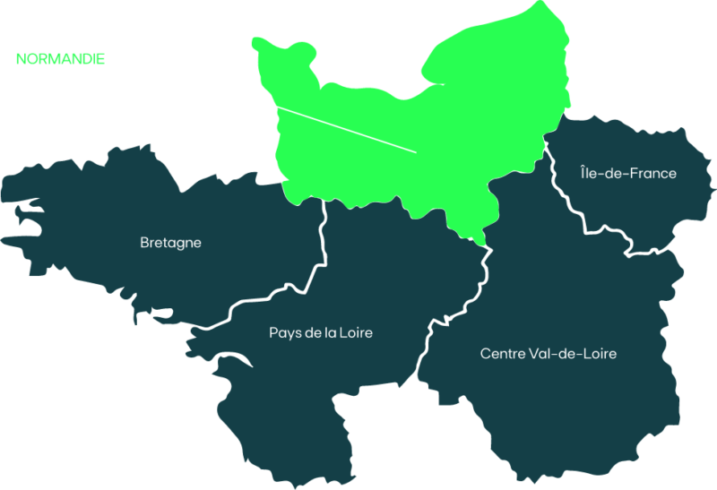 Carte de localisation du projet des Sceaux sur les communes de Wanchy Capval et Londinières